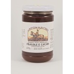 strawberries and cocoa jam